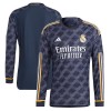 Camiseta de fútbol Manga Larga Real Madrid Segunda Equipación 23-24 - Hombre